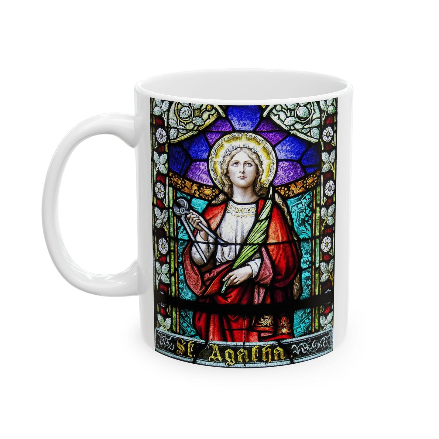 Saint Agatha Quote Catholic Mug