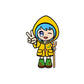Funny Luce Jubilee Year mascot sticker, waterproof vinyl decal — Catholic gift from Glory Be Gifts – view 3