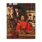 St. Elgius Patron Saint of Metalworkers Canvas Print, Matte Stretched Canvas