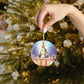Mary Mother of the Eucharist Glass Ornament