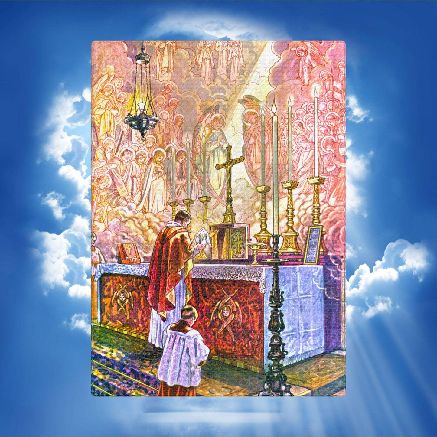 Mass of the Ages Satin Canvas | Catholic Tridentine Wall Art