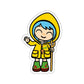 Funny Luce Jubilee Year mascot sticker, waterproof vinyl decal — Catholic gift from Glory Be Gifts – view 5