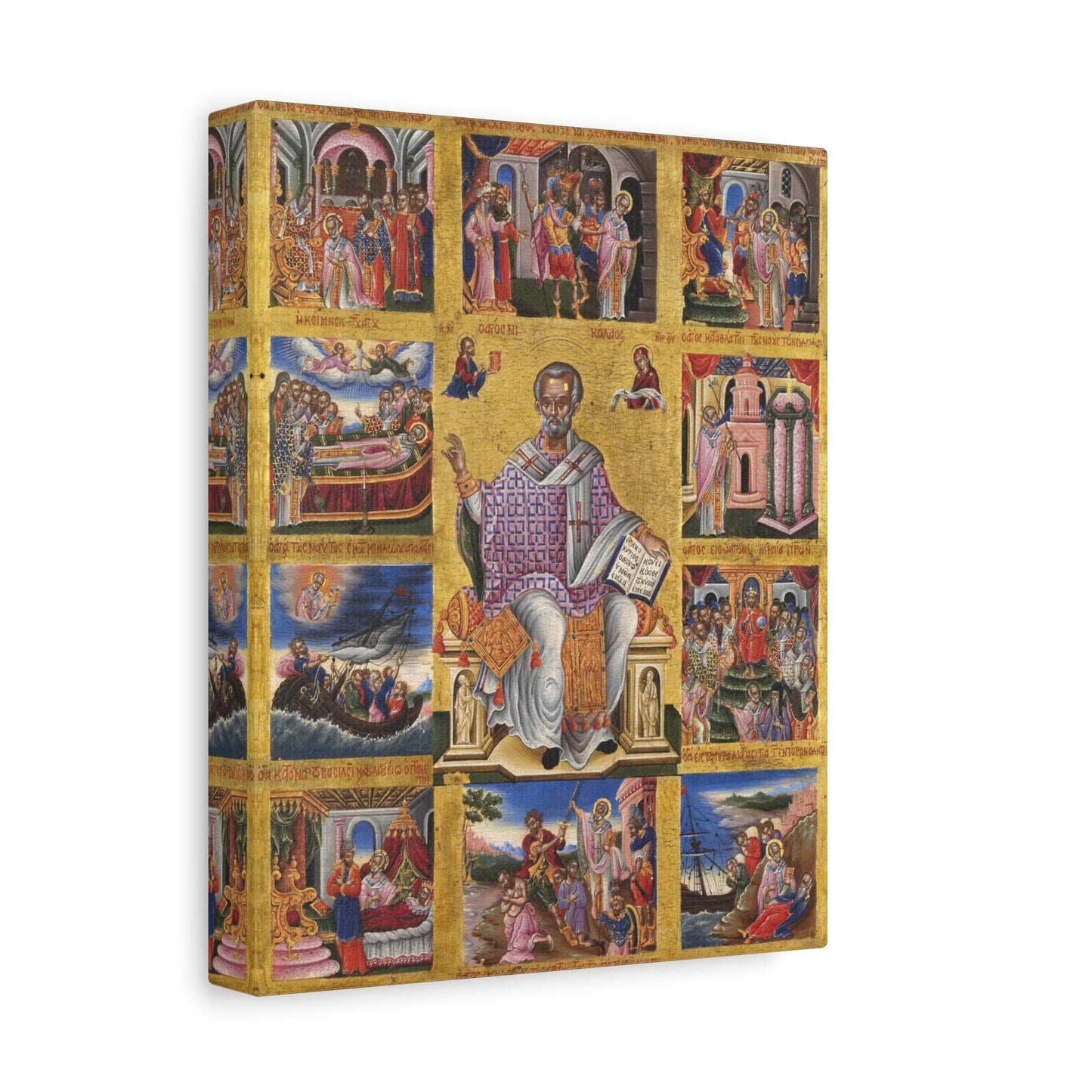 Saint Nicholas by Poulakis canvas print — additional product photo