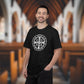 Saint Benedict Medal Catholic T Shirt, Religoius Spiritual Warfare Tee