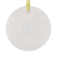 Sacred Heart of Jesus Glass Ornament, Catholic Ornament Gift for mom grandma dad, Monstrance Art Eucharistic Adoration