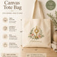 Adoremus Eucharistic Adoration Tote Bag, Catholic Canvas Tote