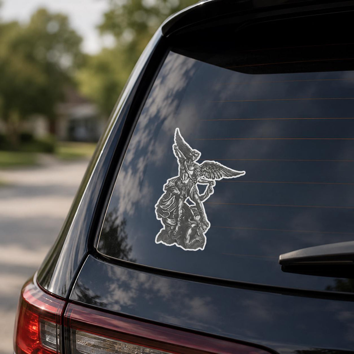 St Michael Archangel Die Cut Sticker, Catholic Faith Decal