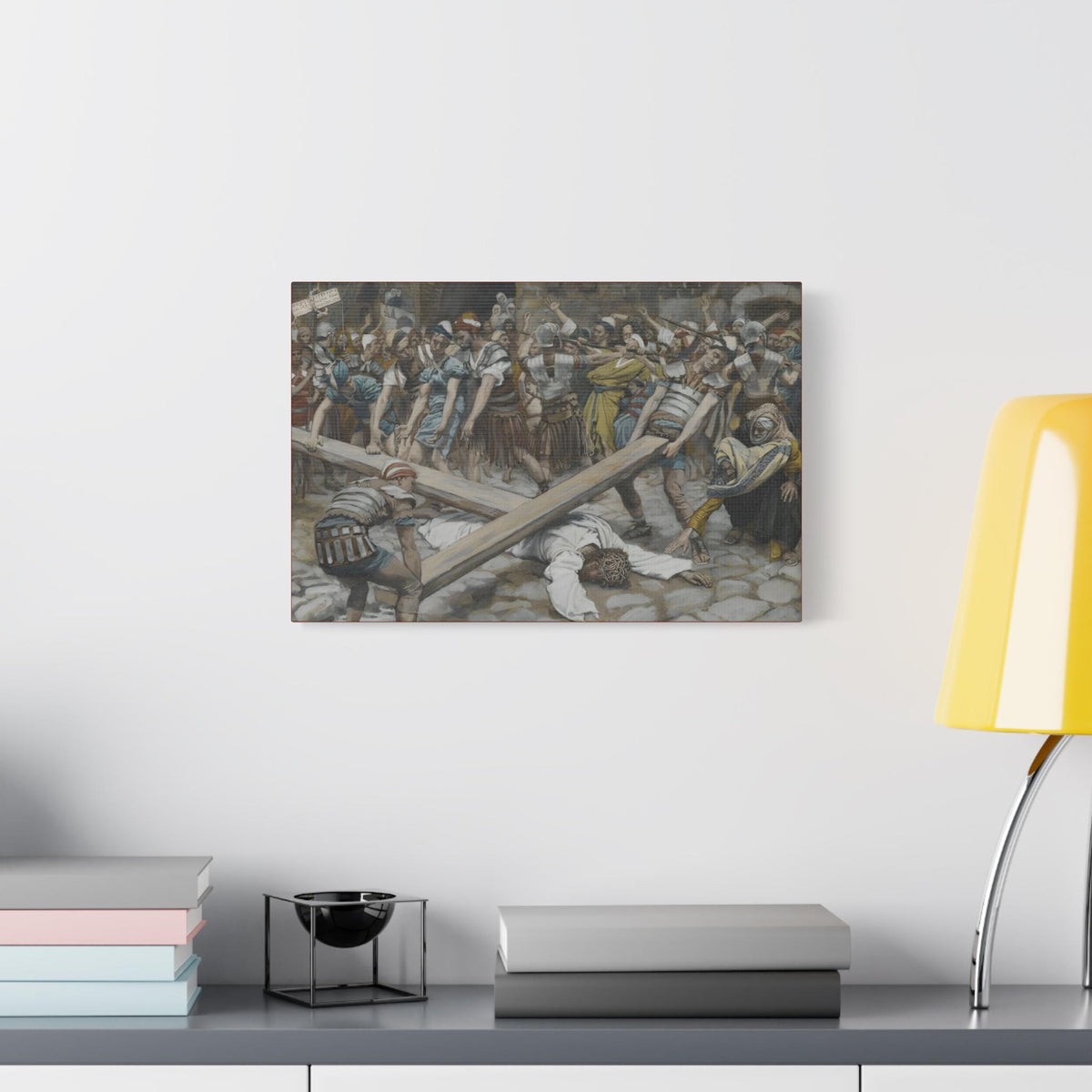 St. Simon of Cyrene Canvas, Stations of the Cross Art